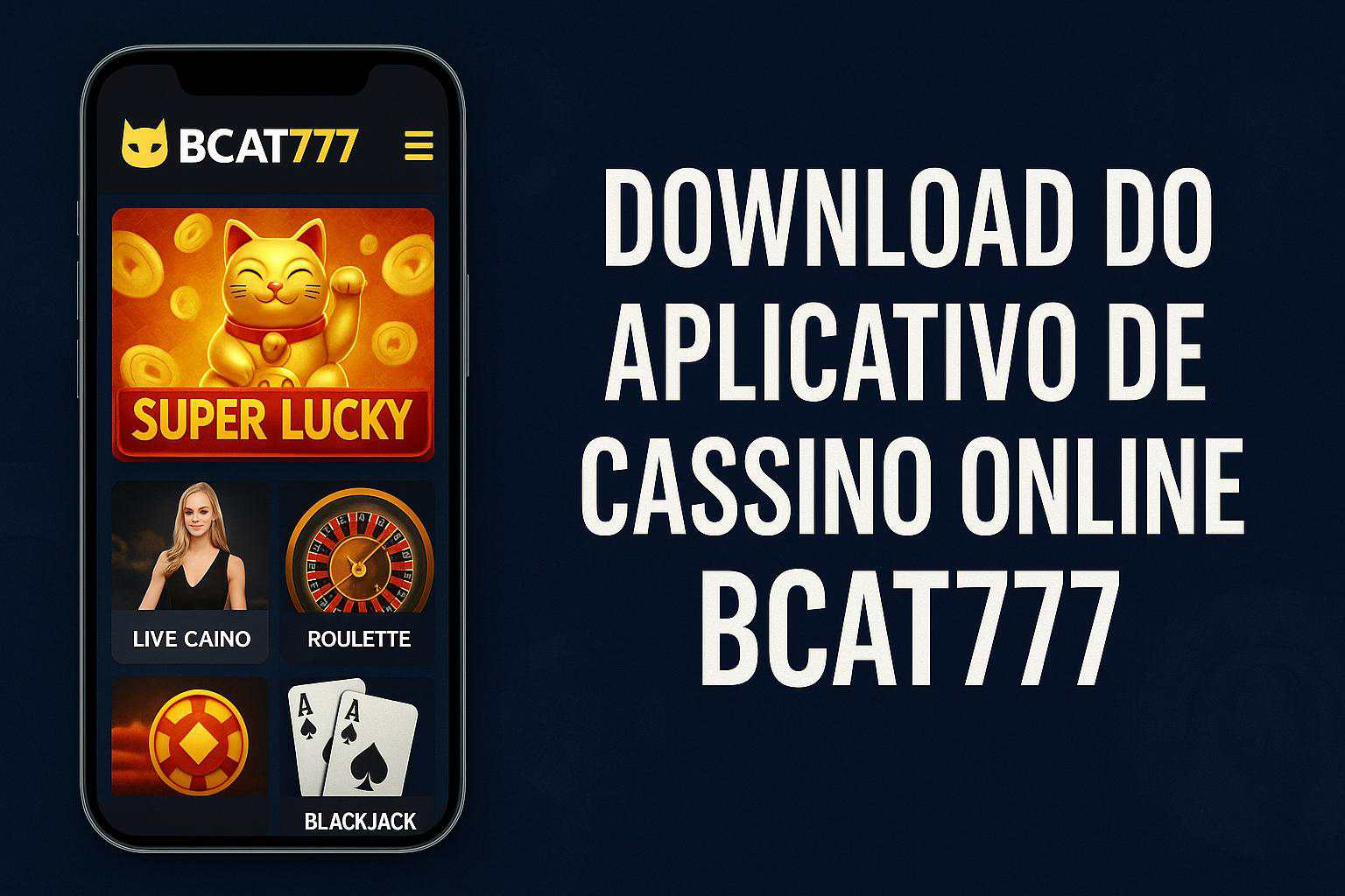 Baixar o BCAT777 Cassino App