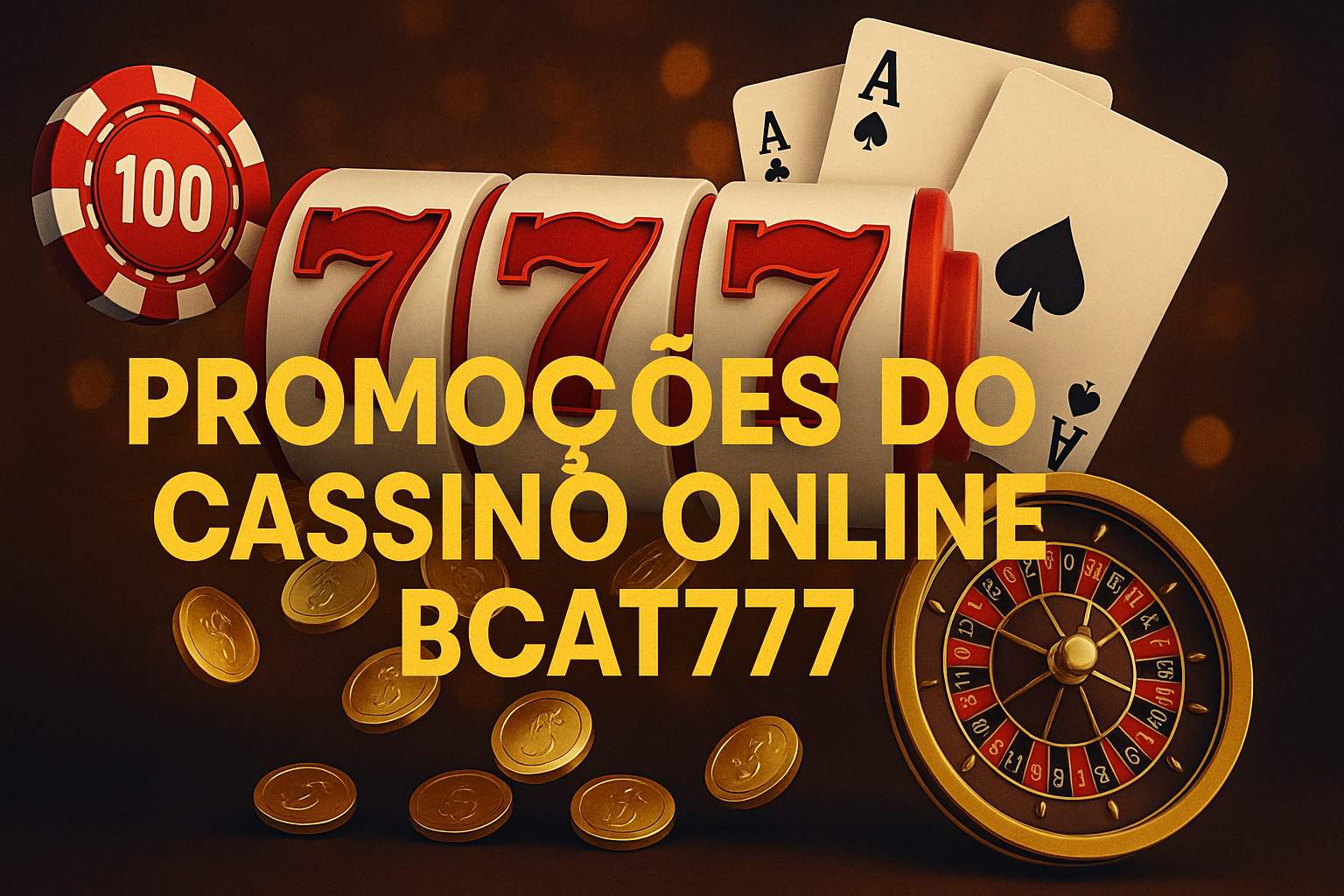 O bônus promocional BCAT777 é uma ótima maneira de começar sua aventura
